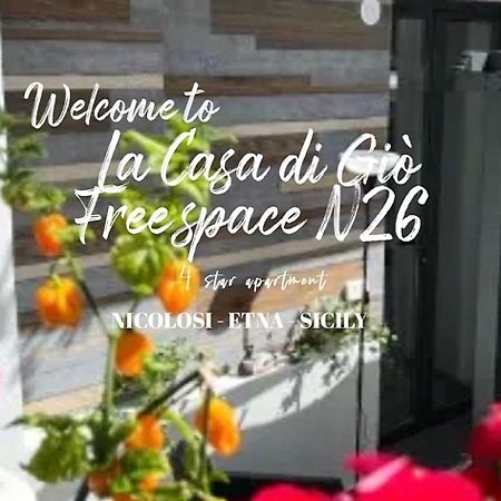 La Casa Di Gio - Free Space N26 Nicolosi Eksteriør bilde