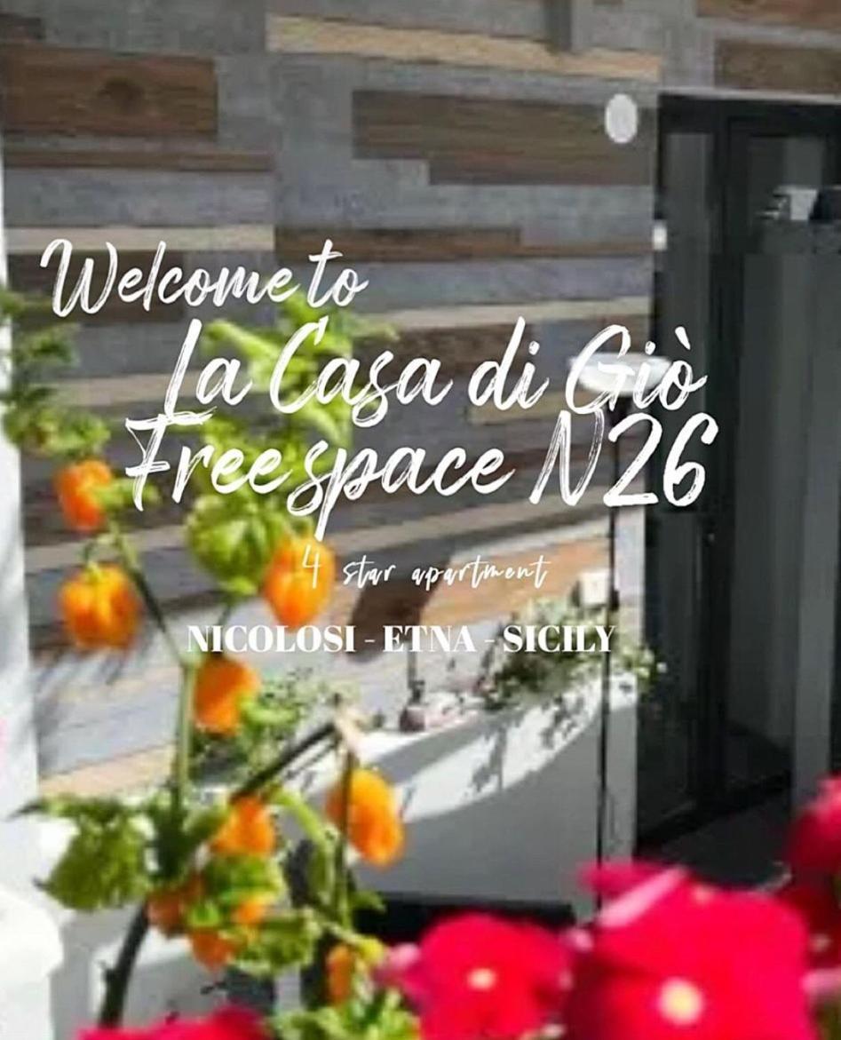 La Casa Di Gio - Free Space N26 Nicolosi Eksteriør bilde